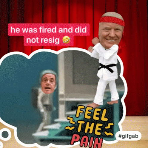 Man In Karate Uniform Saying Feel The Pain GIF