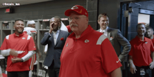Man in KC Hat in Locker Room