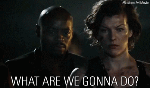 Man In Knitted Hat Looking In Dark Resident Evil GIF