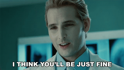 Man in Lab Coat Smiling You'll Be Fine