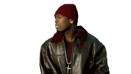 Man in Leather Jacket and Red Beanie