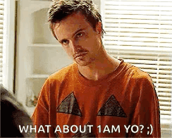 Man In Leather Jacket In Purple Room GIF