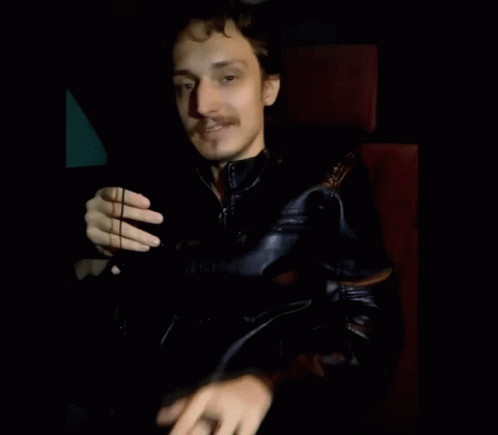 Man in Leather Jacket Saying Go Get Her Tiger