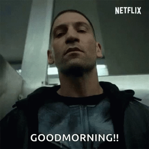 Man in Leather Jacket Saying Good Morning