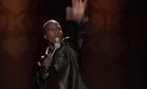 Man In Leather Jacket Singing GIF