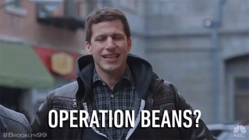 Man In Leather Jacket Smiling Operation Beans GIF