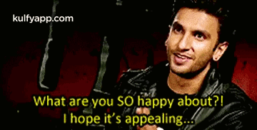 Man in Leather Jacket What Are You So Happy About