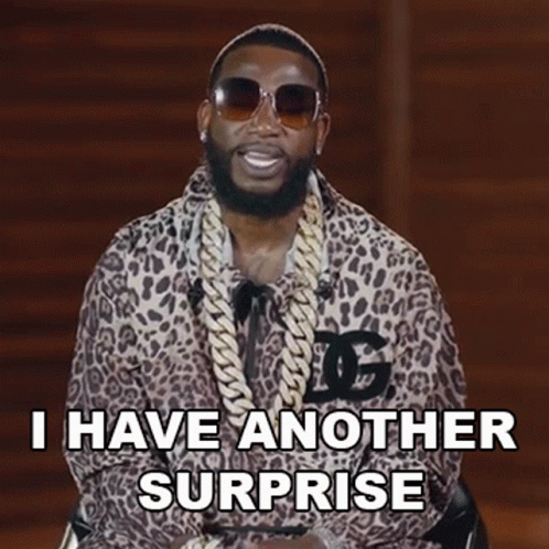 Man in Leopard Print Jacket Says Surprise