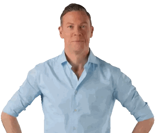 Man in Light Blue Shirt Smiling