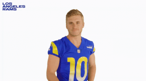 Man in Los Angeles Rams Jersey Number 10