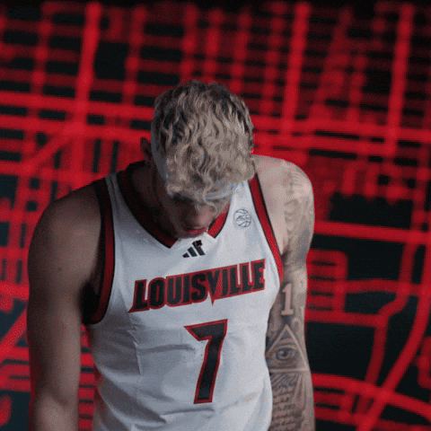 Man in Louisville Jersey Number 7