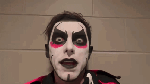 Man in Makeup Saying At Backlash