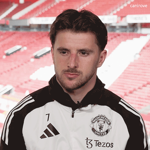 Man In Manchester United Jersey Number 7 GIF