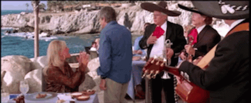 Man in Mariachi Outfit Playing Guitar