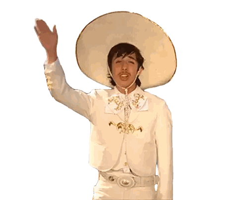Man in Mariachi Outfit Waving