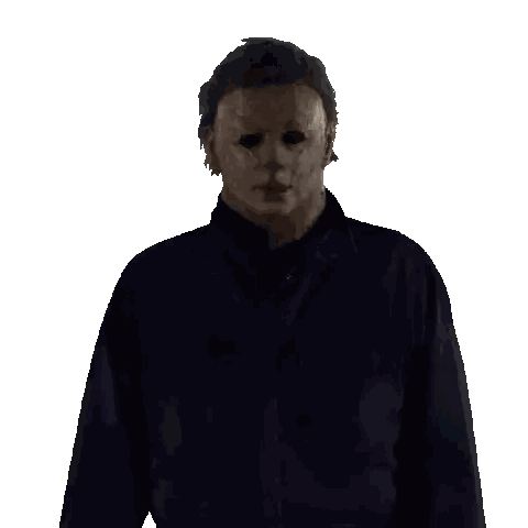 Man in Mask and Black Jacket