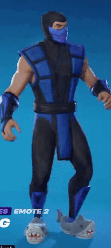 Man in Mask and Shark Shoes