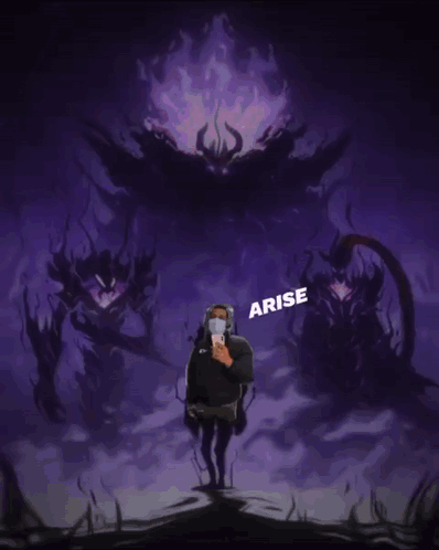 Man in Mask Before Purple Monster Arise