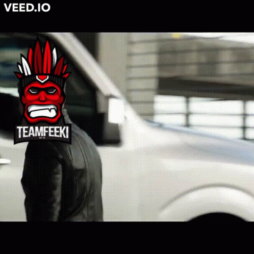 Man in Mask Saying Teamfeeking