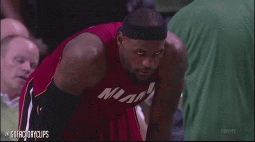 Man In Miami Jersey Looking At Camera GIF