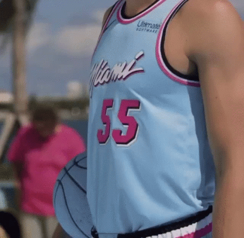 Man In Miami Jersey Number 55 GIF