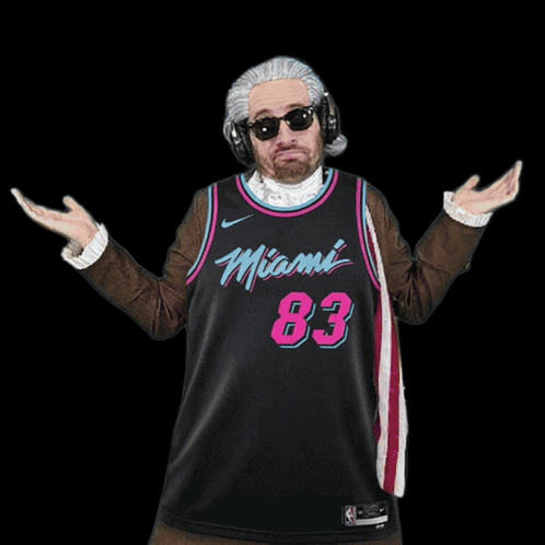 Man in Miami Jersey Number 83