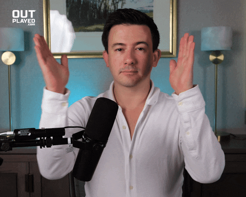 Man In Microphone Sarcastic Clap GIF