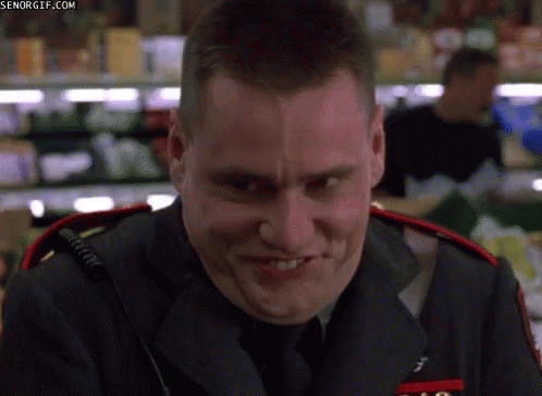 Man in Military Uniform Making Funny Face