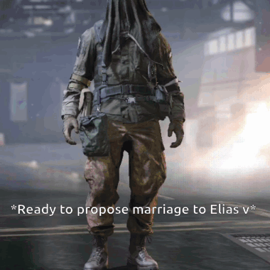 Man In Military Uniform Ready To Propose Marriage GIF