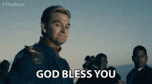 Man In Military Uniform Saying God Bless You GIF