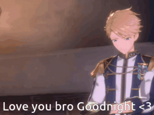 Man in Military Uniform Saying Love You Bro Goodnight