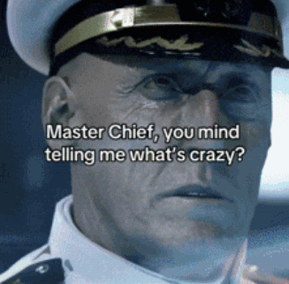 Man In Military Uniform Saying Master Chief GIF