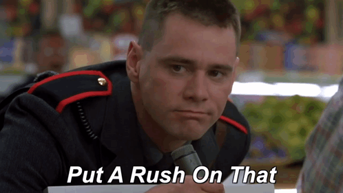 Man In Military Uniform Saying Put A Rush On That GIF