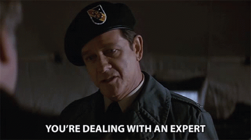 Man in Military Uniform Says You're Dealing With an Expert
