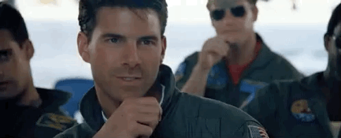 Man In Military Uniform Standing GIF