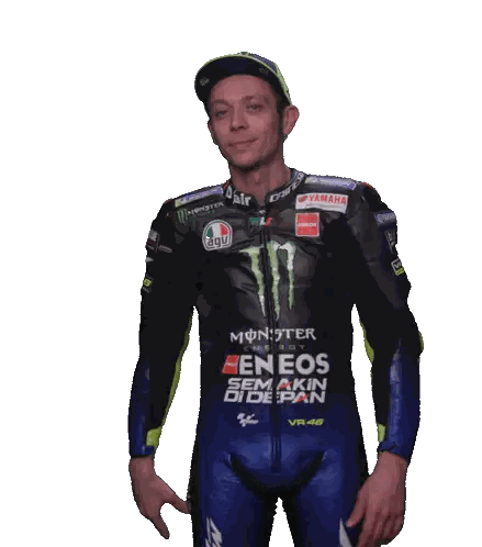 Man in Monster Energy Jacket and Hat
