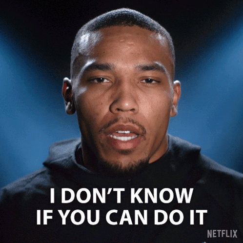 Man In Netflix Ad Says I Don't Know GIF