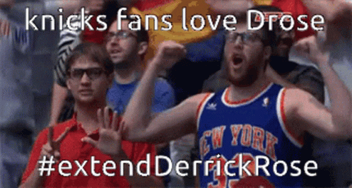 Man In New York Jersey In Crowd GIF