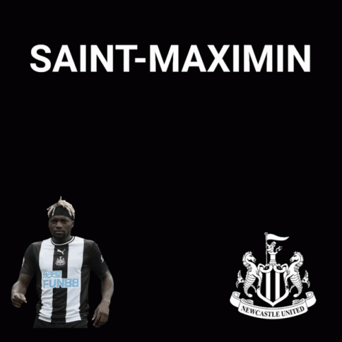 Man in Newcastle United Jersey