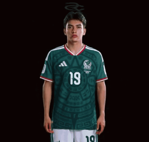 Man in Number 19 Shirt Surrounded by Flames