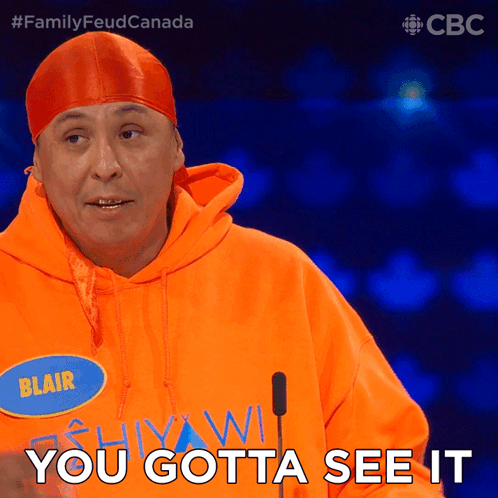 Man in Orange Hoodie Saying You Gotta See It