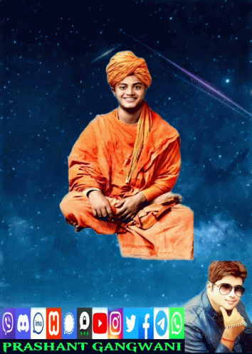 Man in Orange Turban Sitting
