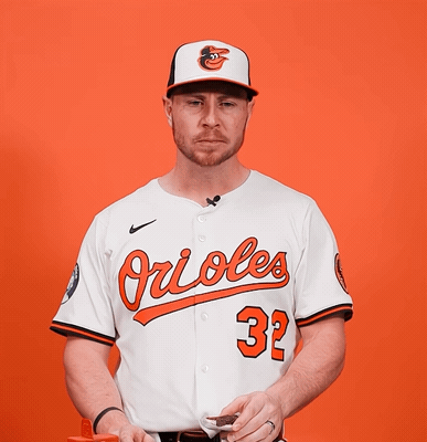 Man in Orioles Jersey Number 32