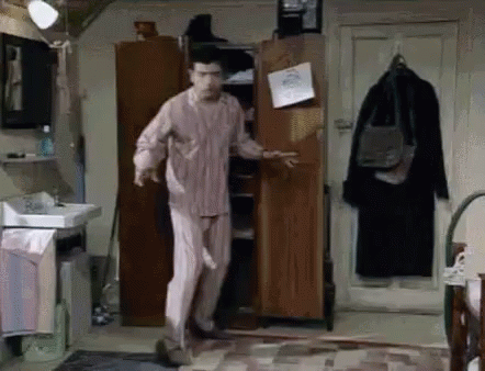 Man In Pajamas Dancing GIF