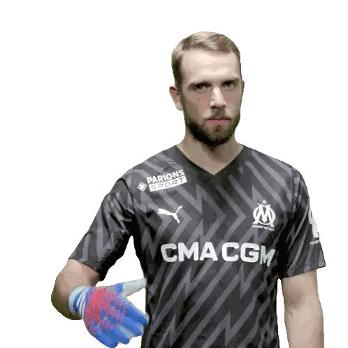 Man in Parions Sport CMA CGM Shirt