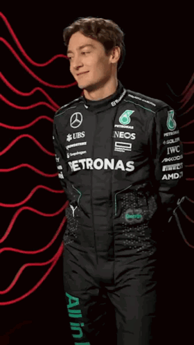 Man in Petronas Racing Suit