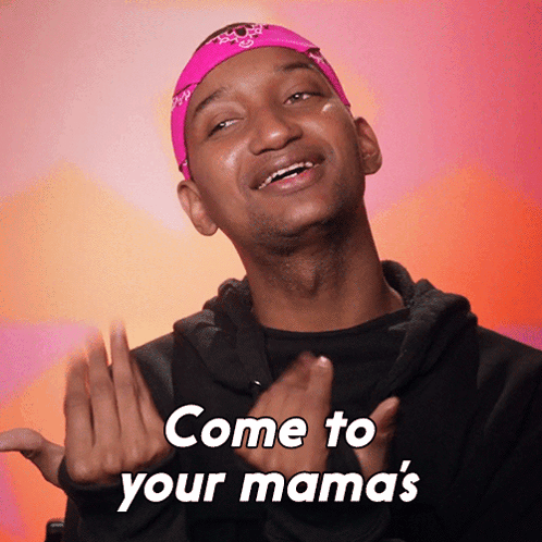 Man in Pink Bandana Says Come to Your Mama