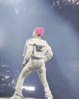 Man In Pink Hat Dancing GIF