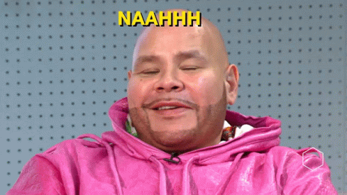 Man In Pink Hoodie Smiling Saying Naahhh Man GIF