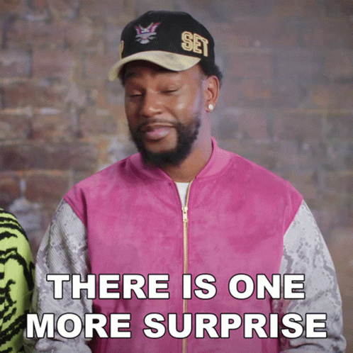 Man in Pink Jacket and Hat Says There Is One More Surprise